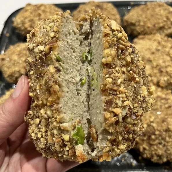 Almond Crusted Turkey Patties