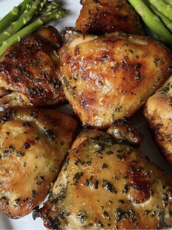 Cilantro Lime Baked Chicken Thighs