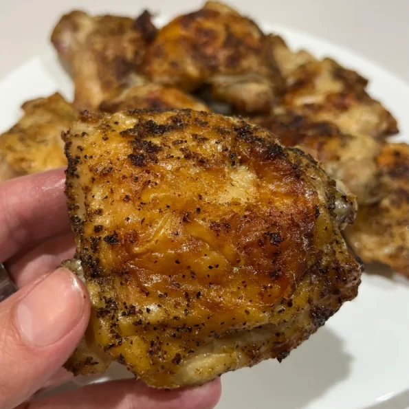 Lemon Pepper Baked Chicken Thighs