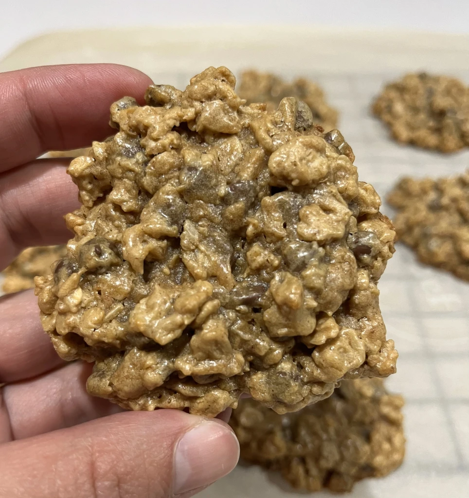 Peanut Butter Oat Chocolate Chip Cookies