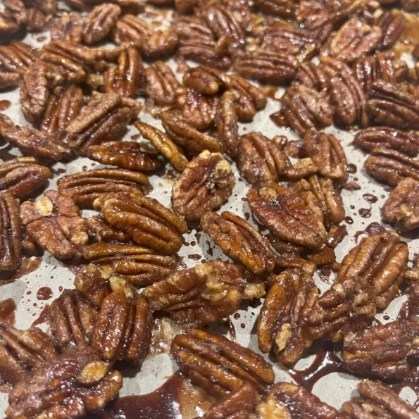 Maple Glazed Pecans