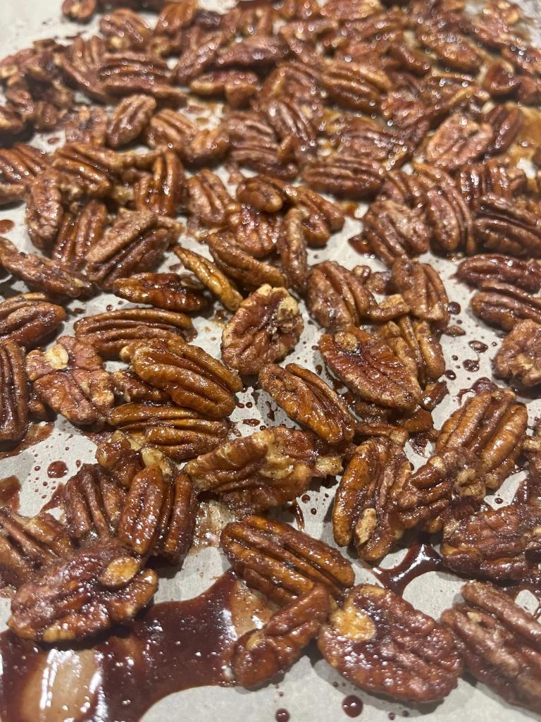 Maple Glazed Pecans