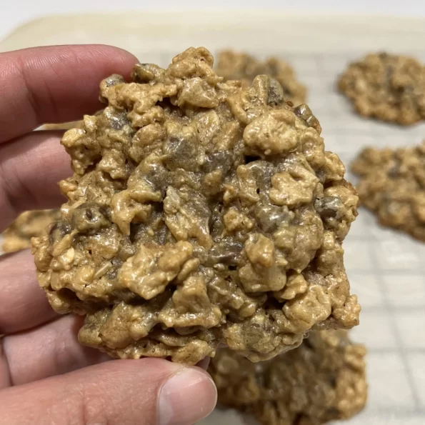 Peanut Butter Oat Chocolate Chip Cookies