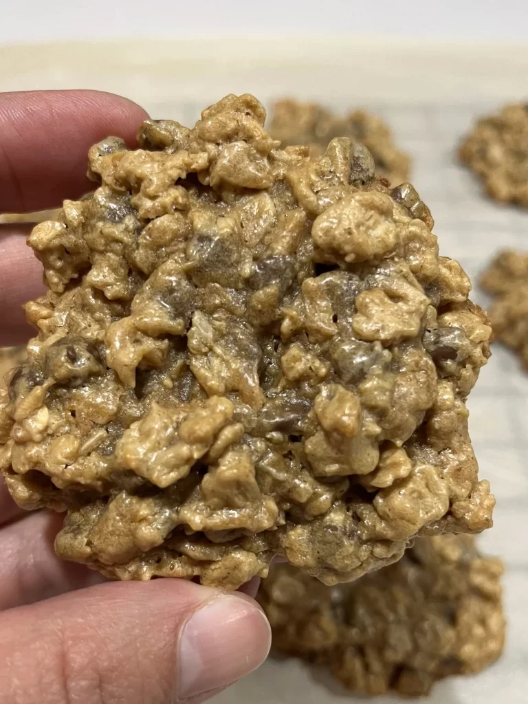 Peanut Butter Oat Chocolate Chip Cookies